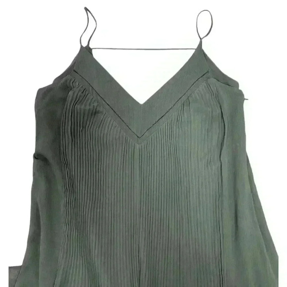 Club Monaco Women's Sage Strappy Pleated Maxi SIZE-6 - Picture 8 of 9